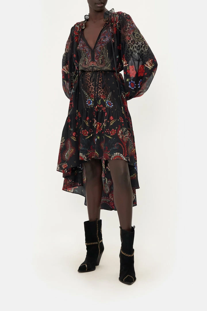 Camilla EBoutique (US) BLOUSON HIGH LOW DRESS WOODSTOCK ROCK