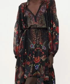 Camilla EBoutique (US) BLOUSON HIGH LOW DRESS WOODSTOCK ROCK