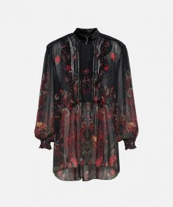 Camilla EBoutique (US) BLOUSON RUFFLE BLOUSE WOODSTOCK ROCK