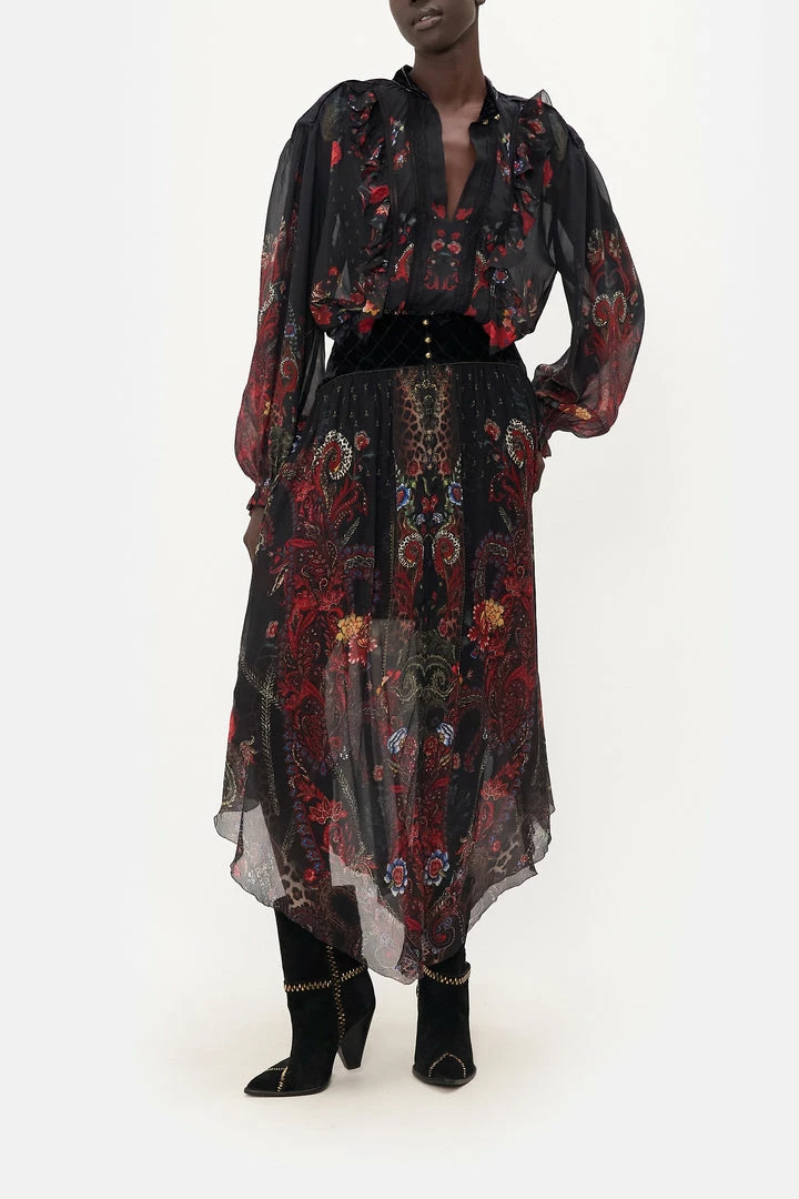 Camilla EBoutique (US) SHAPED WAIST SKIRT WOODSTOCK ROCK