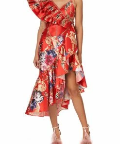 Camilla EBoutique (US) Sale Clothing ONE SHOULDER RUFFLE DRESS PRIMA DONNA