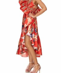 Camilla EBoutique (US) Sale Clothing ONE SHOULDER RUFFLE DRESS PRIMA DONNA