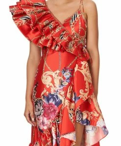Camilla EBoutique (US) Sale Clothing ONE SHOULDER RUFFLE DRESS PRIMA DONNA
