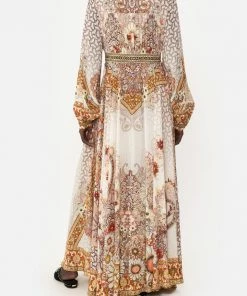 Camilla EBoutique (US) PEASANT DRESS WITH TIE FRONT HEART OF A HIPPIE Clothing