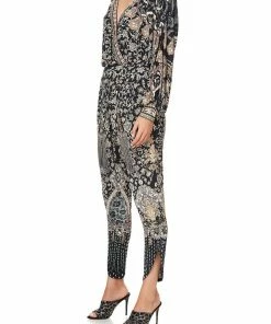 Camilla EBoutique (US) JERSEY TWIST FRONT JUMPSUIT DUST HER OFF