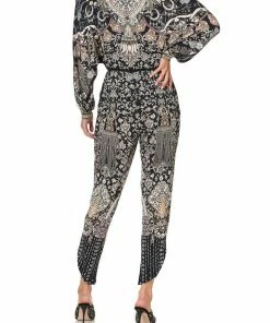 Camilla EBoutique (US) JERSEY TWIST FRONT JUMPSUIT DUST HER OFF