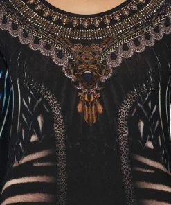 Camilla EBoutique (US) Sale Clothing LONG SLEEVE FITTED TOP QUECHUA KING