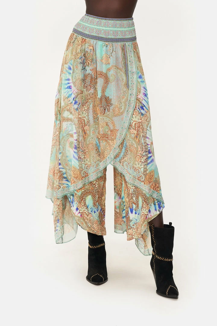 Camilla EBoutique (US) Clothing CROSS OVERLAY PANT MAKE LOVE NOT WAR