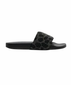 Camilla EBoutique (US) POOL SLIDES SOLID BLACK Sale Accessories