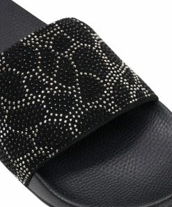 Camilla EBoutique (US) POOL SLIDES SOLID BLACK Sale Accessories