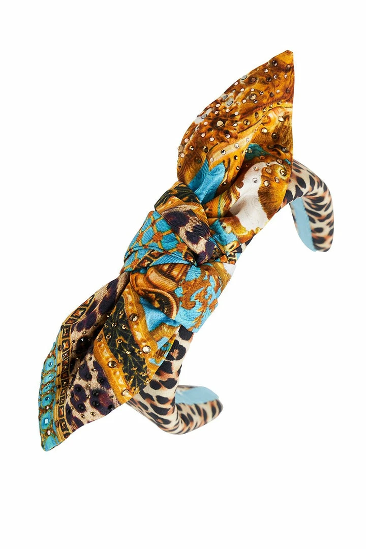 Camilla EBoutique (US) HEADBAND WITH KNOT DRIPPING IN DECADENCE Sale Accessories