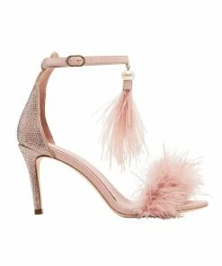 Camilla EBoutique (US) FEATHERED HEEL SOLID PINK