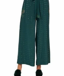 Camilla EBoutique (US) LOUNGE TROUSER WITH TIE WAIST LUXE EMERALD