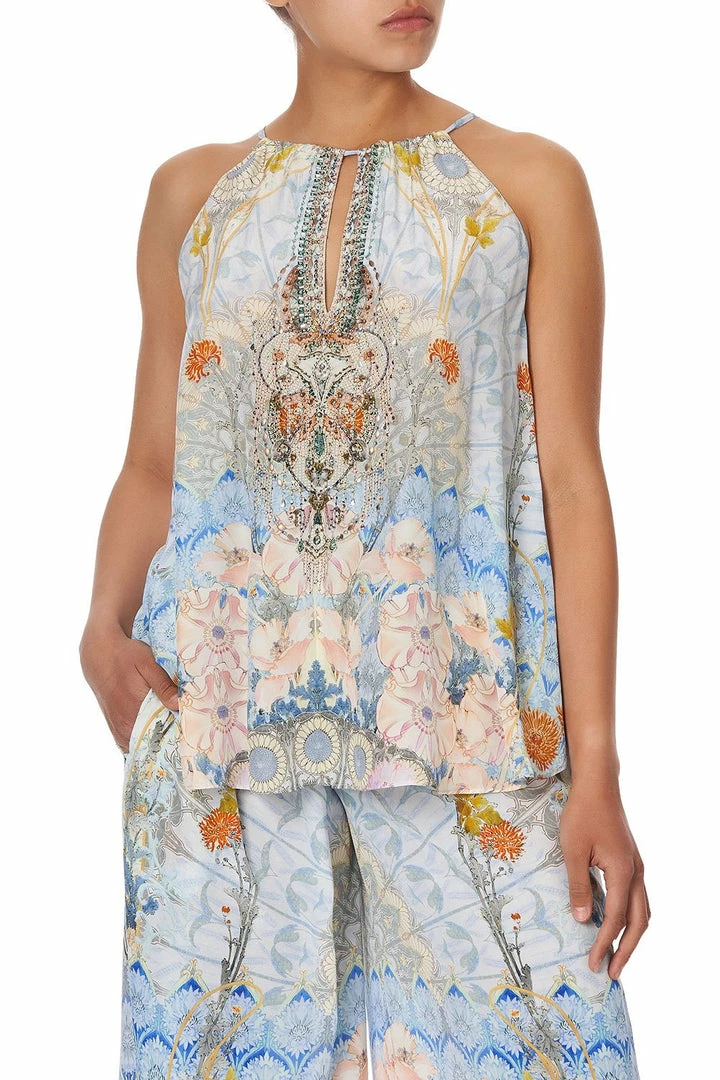 Camilla EBoutique (US) FLARED CAMI WITH NECK TIE MORRIS MUSE