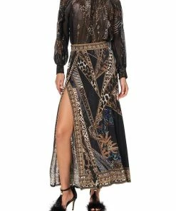 Camilla EBoutique (US) SPLIT DRAPE SKIRT LADY STARDUST New To Sale