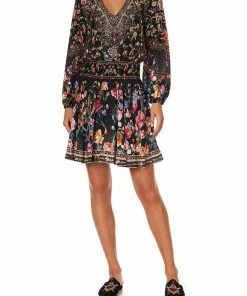 Camilla EBoutique (US) SHIRRED RELAXED SHORT DRESS BLUSHING MANOR