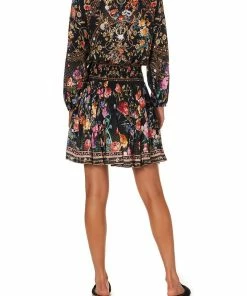 Camilla EBoutique (US) SHIRRED RELAXED SHORT DRESS BLUSHING MANOR