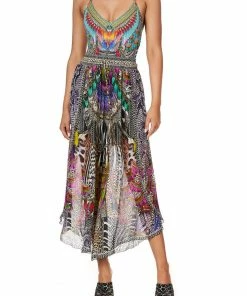 Camilla EBoutique (US) CURVED HEM PANT GUARDIANS OF THE SUN