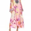 Camilla EBoutique (US) DROP SHOULDER LONG SLEEVE DRESS SOUTH BEACH SUNRISE Sale Clothing