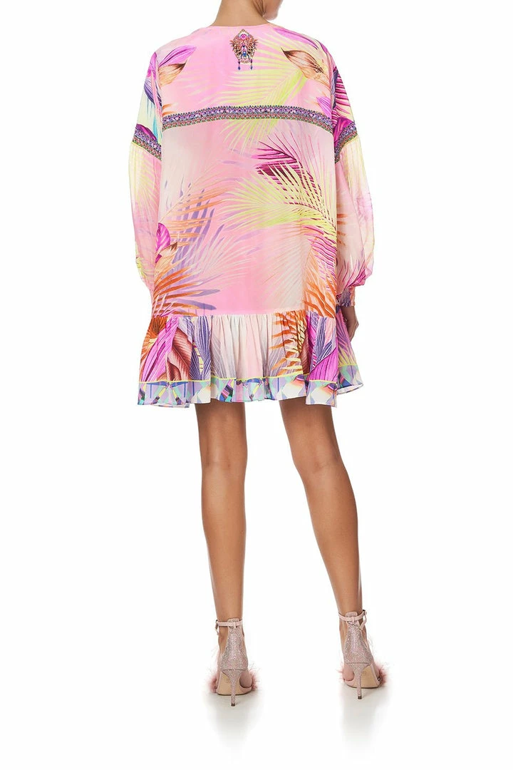 Camilla EBoutique (US) GATHERED YOKE DRESS SOUTH BEACH SUNRISE Sale Clothing