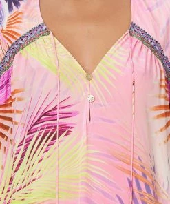 Camilla EBoutique (US) GATHERED YOKE DRESS SOUTH BEACH SUNRISE Sale Clothing