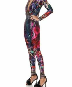 Camilla EBoutique (US) New To Sale PLUNGE FRONT CATSUIT ROCKET WOMAN