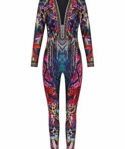 Camilla EBoutique (US) New To Sale PLUNGE FRONT CATSUIT ROCKET WOMAN