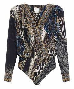 Camilla EBoutique (US) DRAPE FRONT BODYSUIT LADY STARDUST