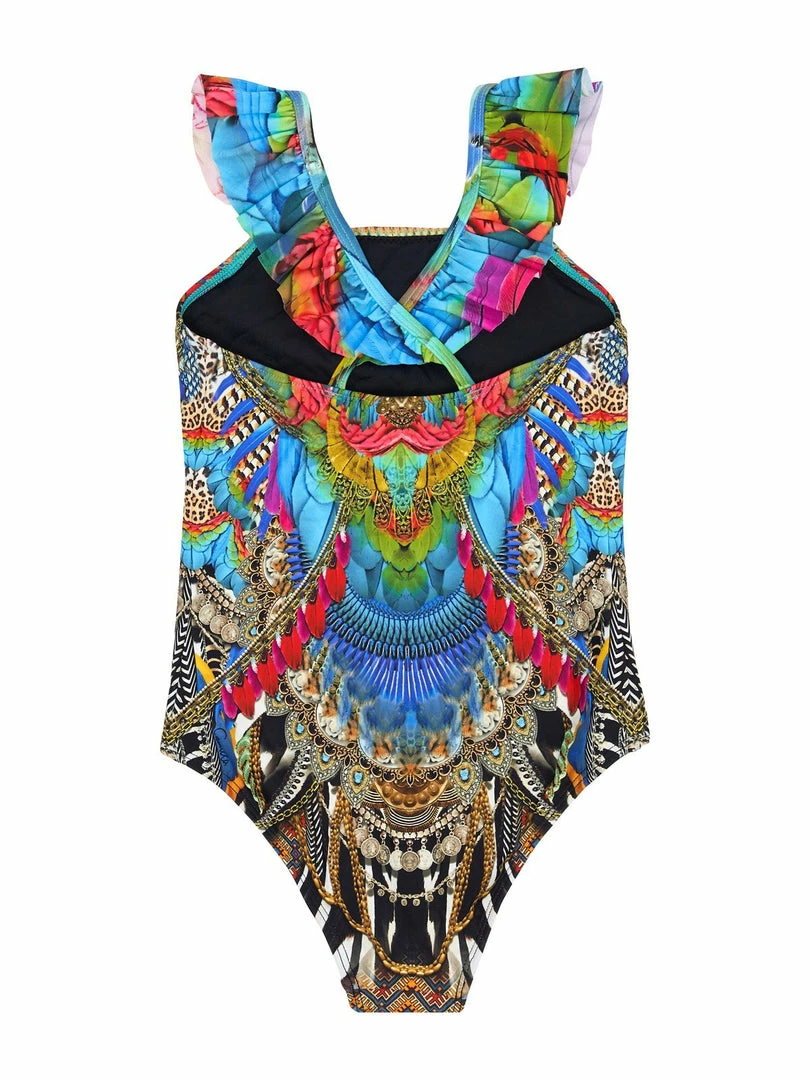 Camilla EBoutique (US) KIDS ONE PIECE WITH FRILL STRAP 12-14 GUARDIANS OF THE SUN New To Sale