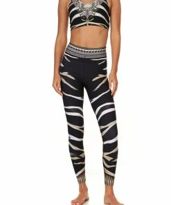 Camilla EBoutique (US) ACTIVE RACER BACK CROP ZEBRA CROSSING