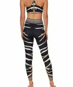Camilla EBoutique (US) ACTIVE RACER BACK CROP ZEBRA CROSSING
