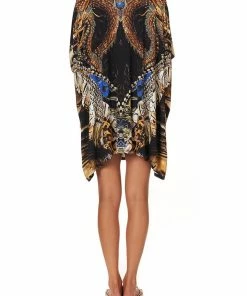 Camilla EBoutique (US) SHORT ROUND NECK LOUNGE KAFTAN DRAGON LADY Sale Clothing
