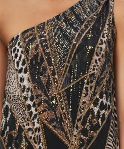 Camilla EBoutique (US) New To Sale ONE SHOULDER LONG DRESS LADY STARDUST