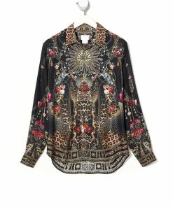 Camilla EBoutique (US) COLLARED LONG SLEEVE SHIRT GOTHIC GODDESS Sale Clothing