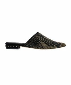 Camilla EBoutique (US) AZTEC CRYSTAL SLIPPER LUXE BLACK