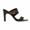 Camilla EBoutique (US) ASYMMETRICAL HEEL SANDAL LUXE BLACK New To Sale