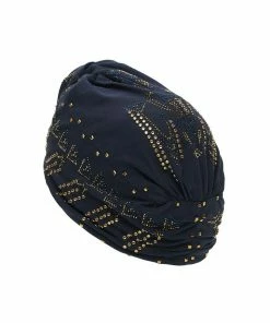 Camilla EBoutique (US) KNOT FRONT TURBAN LUXE NAVY Up To 30% Off