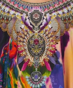 Camilla EBoutique (US) ROUND NECK KAFTAN ACID ABBEY Up To 30% Off