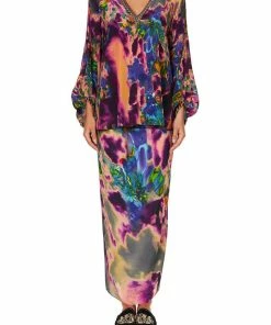 Camilla EBoutique (US) PANEL SLEEVE BLOUSE ACID ABBEY Sale Clothing