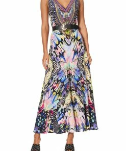 Camilla EBoutique (US) V NECK FLARED JUMPSUIT TRANCE TEMPTATION Up To 30% Off