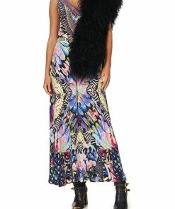 Camilla EBoutique (US) V NECK FLARED JUMPSUIT TRANCE TEMPTATION Up To 30% Off