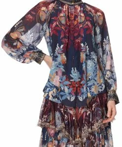 Camilla EBoutique (US) Up To 30% Off RAGLAN BUTTON UP SHIRT NOUVEAU NIGHTS