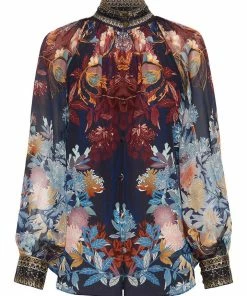 Camilla EBoutique (US) Up To 30% Off RAGLAN BUTTON UP SHIRT NOUVEAU NIGHTS