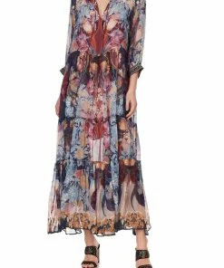 Camilla EBoutique (US) LONG GATHERED PANEL DRESS NOUVEAU NIGHTS Sale Clothing