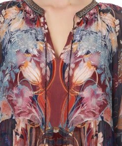 Camilla EBoutique (US) LONG GATHERED PANEL DRESS NOUVEAU NIGHTS Sale Clothing