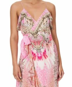 Camilla EBoutique (US) LONG WRAP DRESS WITH FRILL DECO DARLING
