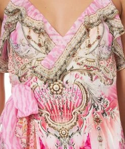 Camilla EBoutique (US) LONG WRAP DRESS WITH FRILL DECO DARLING