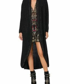 Camilla EBoutique (US) LONG KNITTED CASUAL CARDIGAN GOTHIC GODDESS