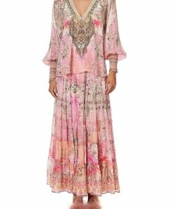 Camilla EBoutique (US) SHIRRED CUFF BLOUSE DECO DARLING Sale Clothing