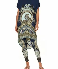 Camilla EBoutique (US) LONG SCOOP BACK HEM T-SHIRT A LITTLE PAST TWILIGHT Sale Activewear & Loungewear